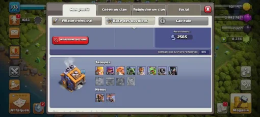 Achat compte clash of clans