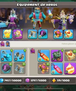 Achat compte clash of clans