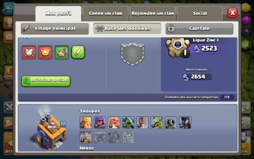 Achat compte coc