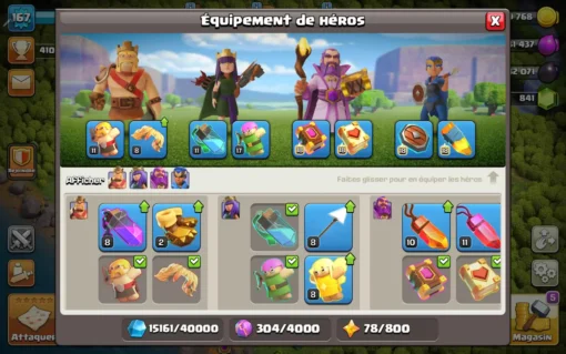 Achat compte coc