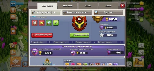 Acheter compte clash of clans