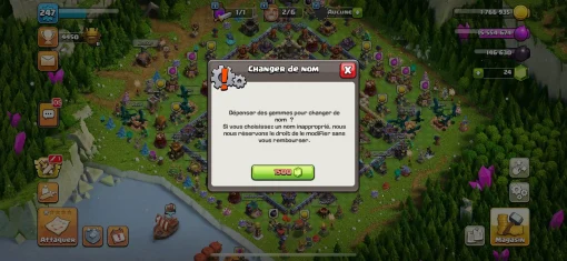 Acheter compte clash of clans