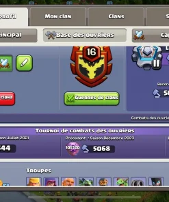 Acheter compte clash of clans