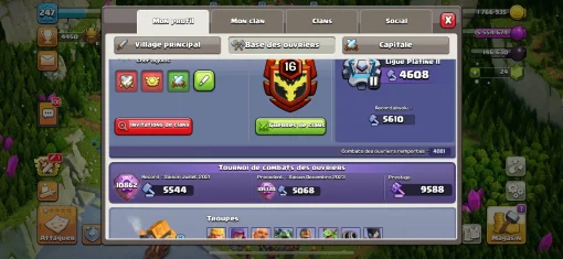 Acheter compte clash of clans