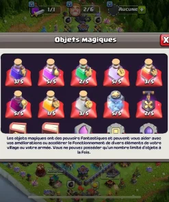 Acheter compte clash of clans