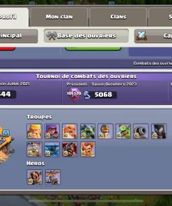 Acheter compte clash of clans