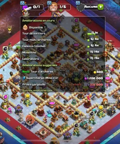 Vendre compte clash of clans