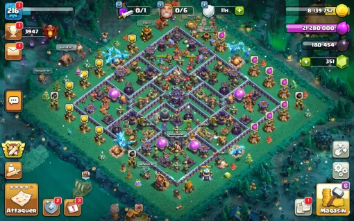 Vendre compte clash of clans