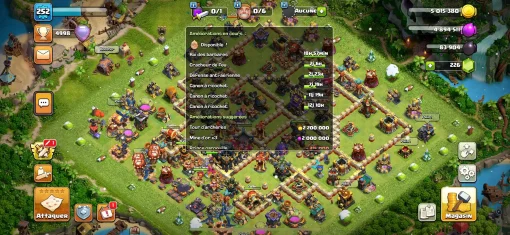 Vendre compte clash of clans