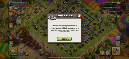 Vendre compte clash of clans