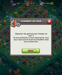 Vendre compte clash of clans