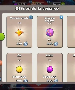 Vendre compte clash of clans