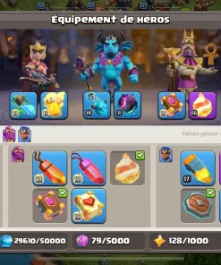 Vendre compte clash of clans