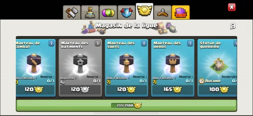 Vendre compte clash of clans