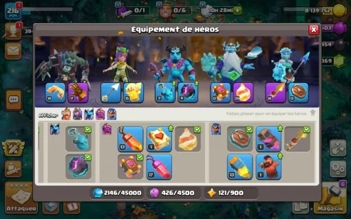 Vendre compte clash of clans