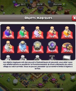 Vendre compte clash of clans