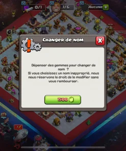 Vendre compte clash of clans