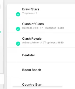 Vendre compte clash of clans