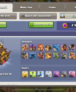 Vendre compte clash of clans