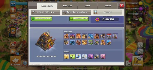 Vendre compte clash of clans