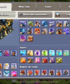 Vendre compte clash of clans