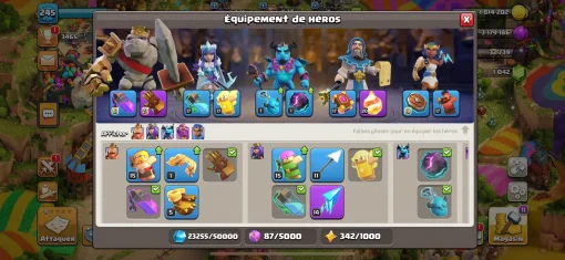 Vendre compte clash of clans