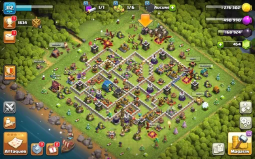 vendre compte clash of clans