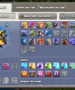 vendre compte clash of clans