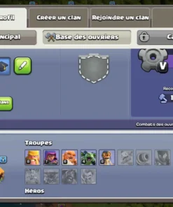 vendre compte clash of clans