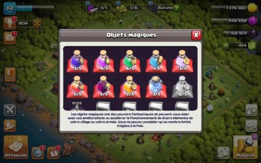 vendre compte clash of clans