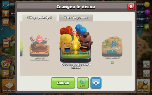 Achat compte clash of clans