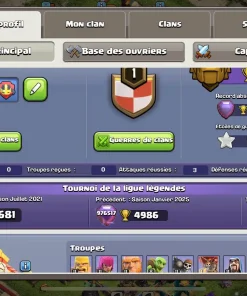 Achat compte clash of clans