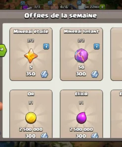 Achat compte clash of clans