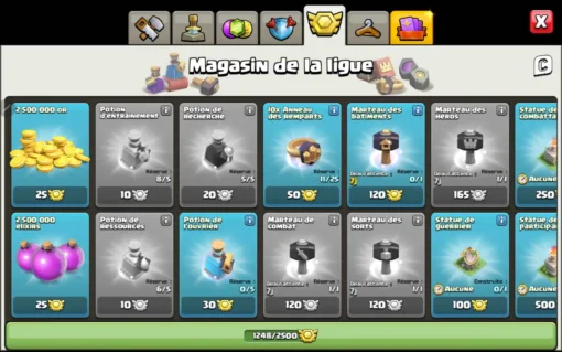 Achat compte clash of clans