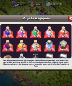 Achat compte clash of clans