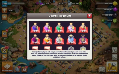 Achat compte clash of clans