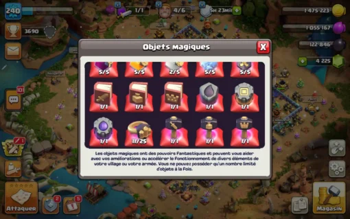 Achat compte clash of clans