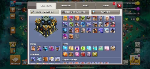 Achat compte clash of clans