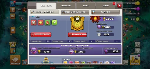 Achat compte clash of clans