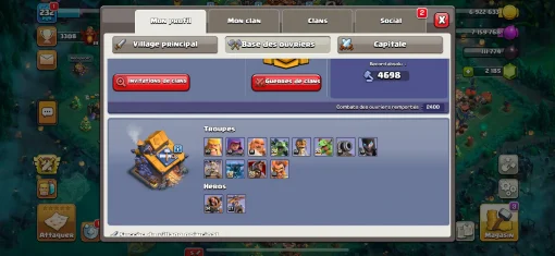 Achat compte clash of clans