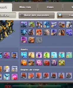 Achat compte clash of clans