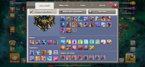 Achat compte clash of clans