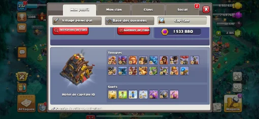 Achat compte clash of clans