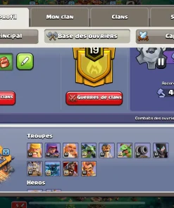 Achat compte clash of clans