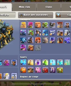 Vendre compte clash of clans