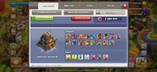 Vendre compte clash of clans