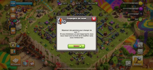Vendre compte clash of clans