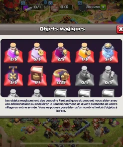 Vendre compte clash of clans