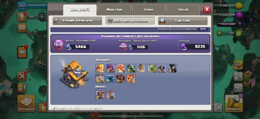 Acheter compte clash of clans