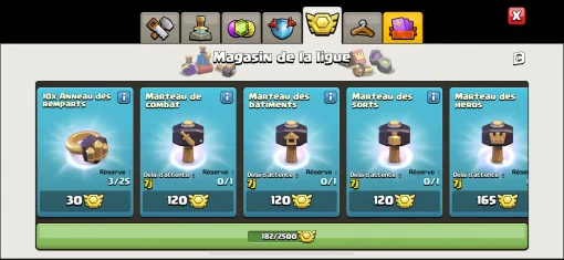 Acheter compte clash of clans